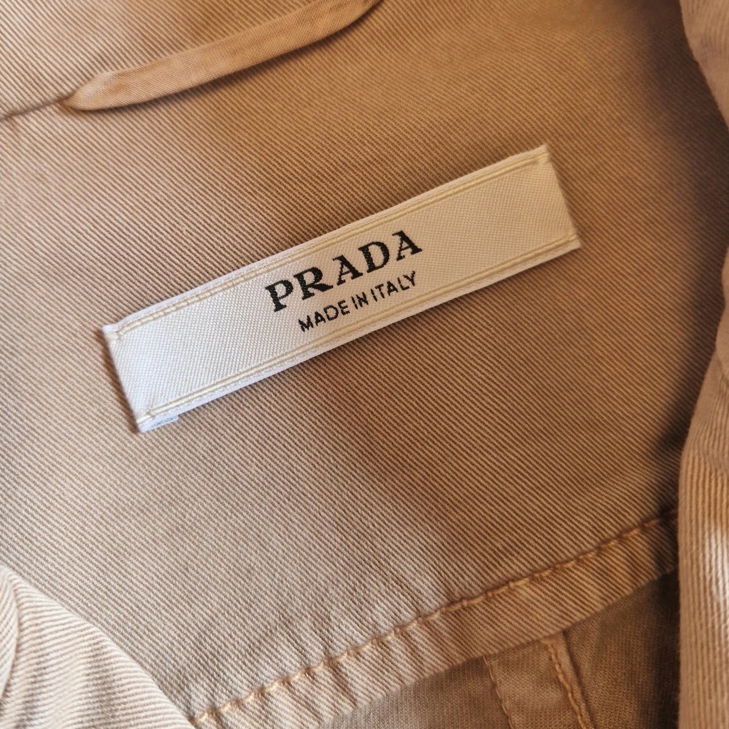 Giacca Prada cotone beige