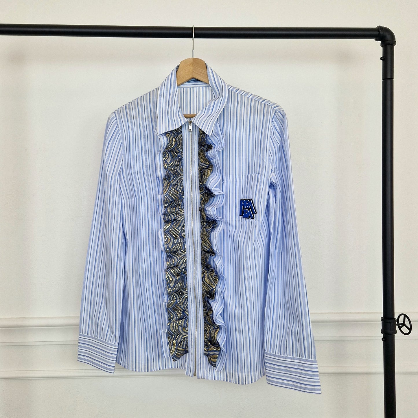 Camicia Prada righe resort 2019