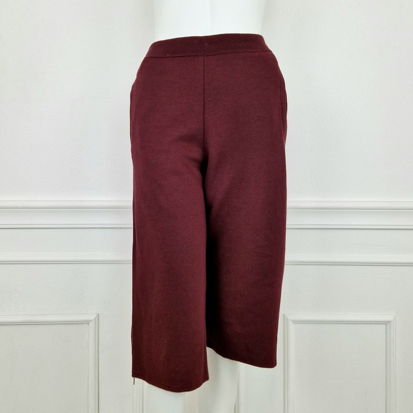 Pantaloni Miu Miu felpa bordeaux