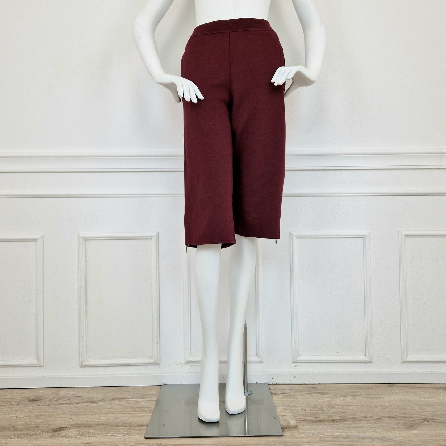 Pantaloni Miu Miu felpa bordeaux