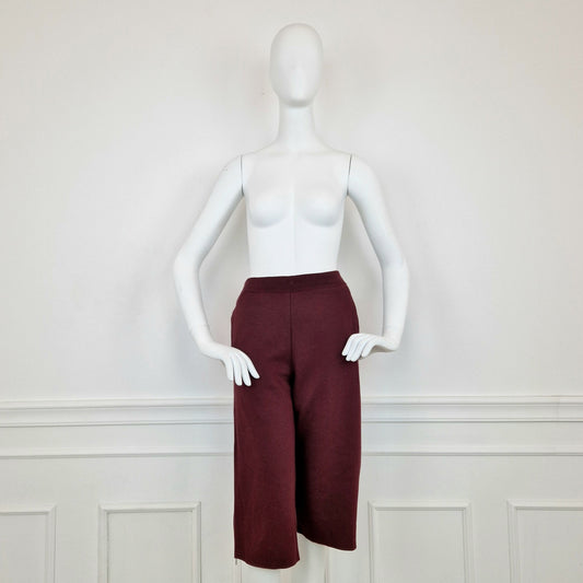 Pantaloni Miu Miu felpa bordeaux