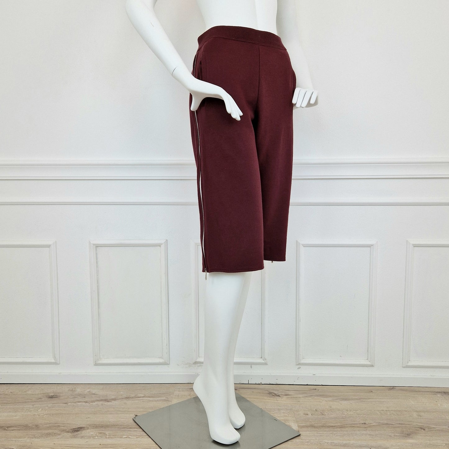 Pantaloni Miu Miu felpa bordeaux