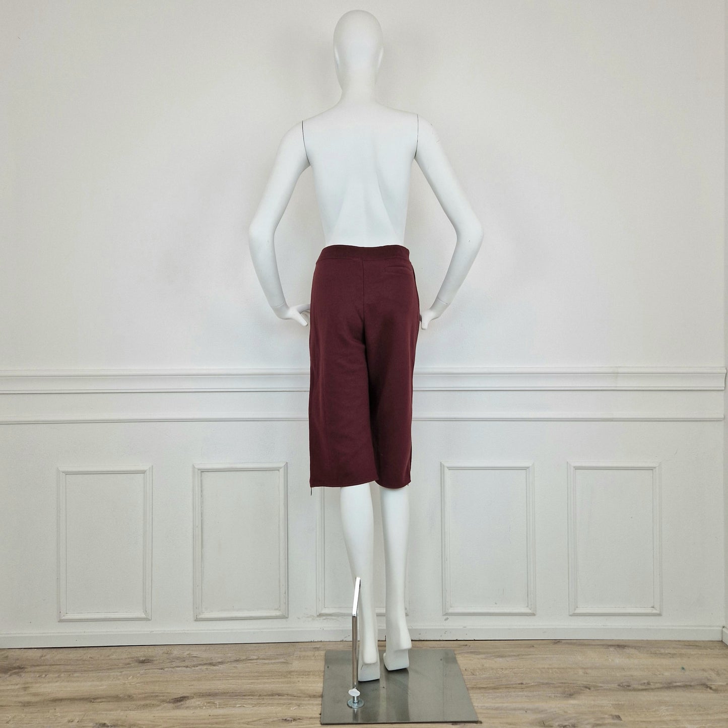 Pantaloni Miu Miu felpa bordeaux