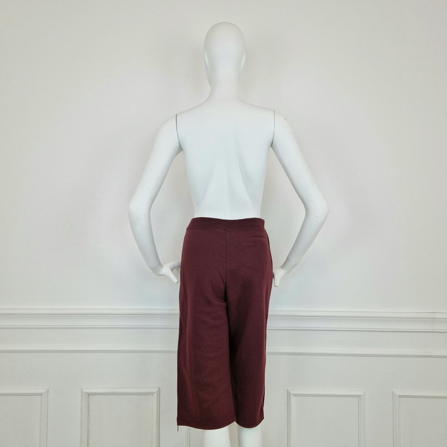 Pantaloni Miu Miu felpa bordeaux