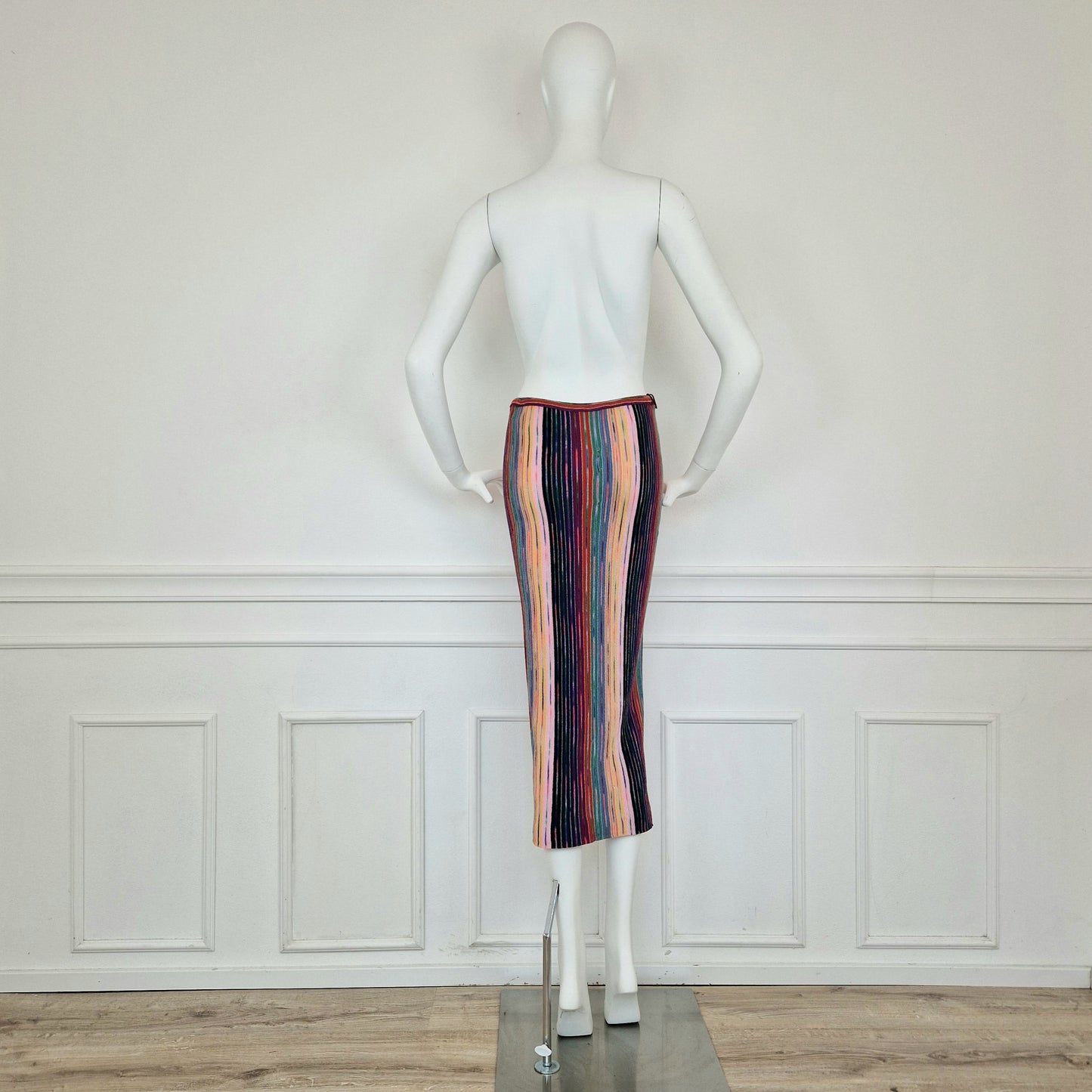 Gonna Missoni anni '80 righe