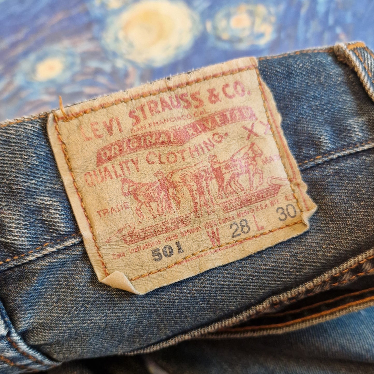 Levi's 501 w28 made in Usa