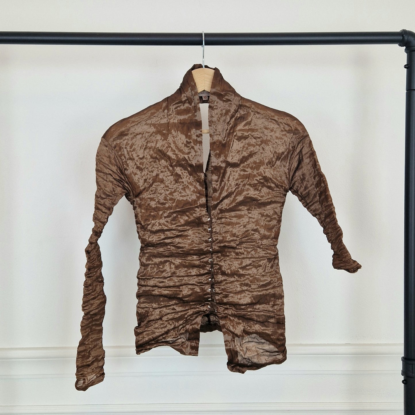 Camicia Romeo Gigli bronzo gancini