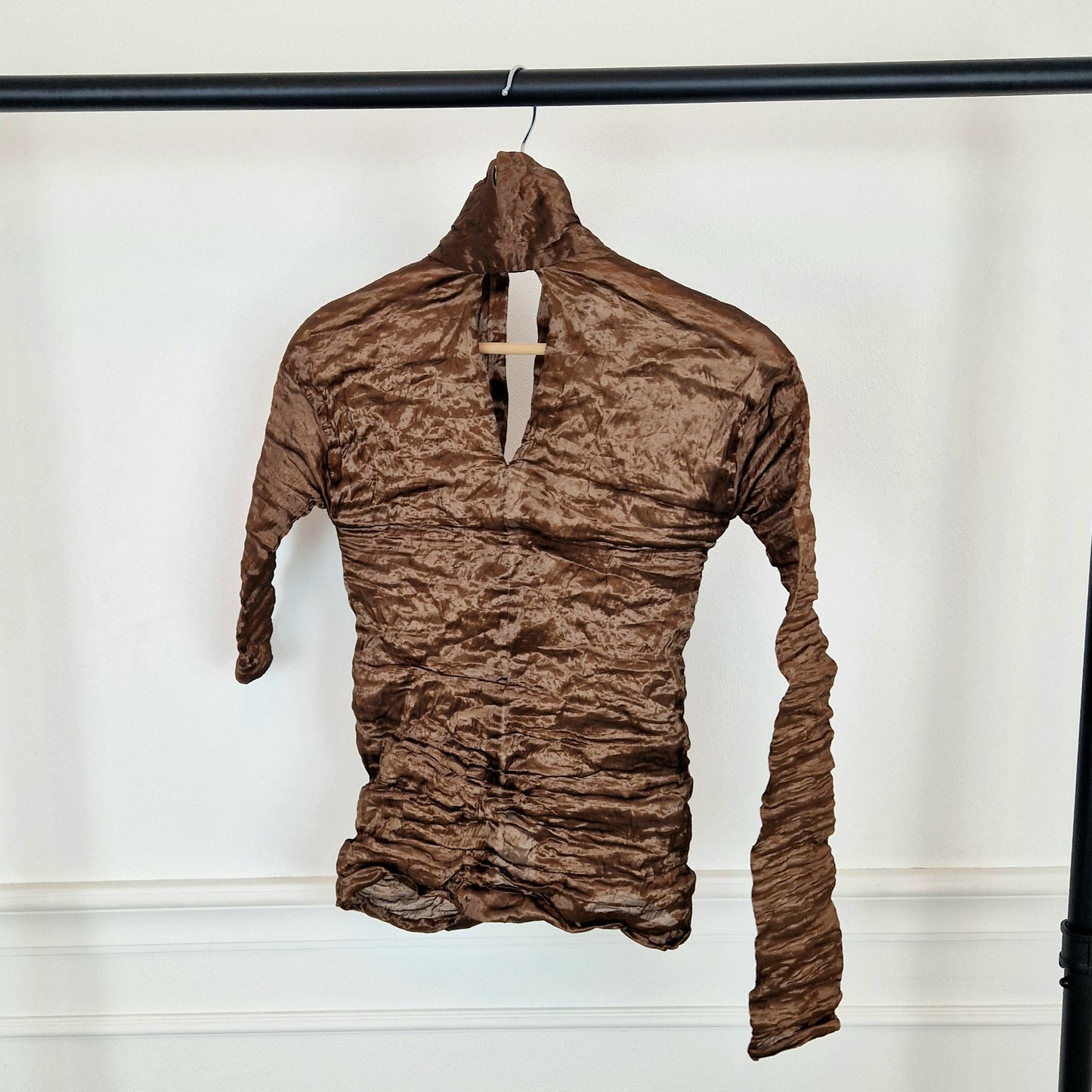 Camicia Romeo Gigli bronzo gancini