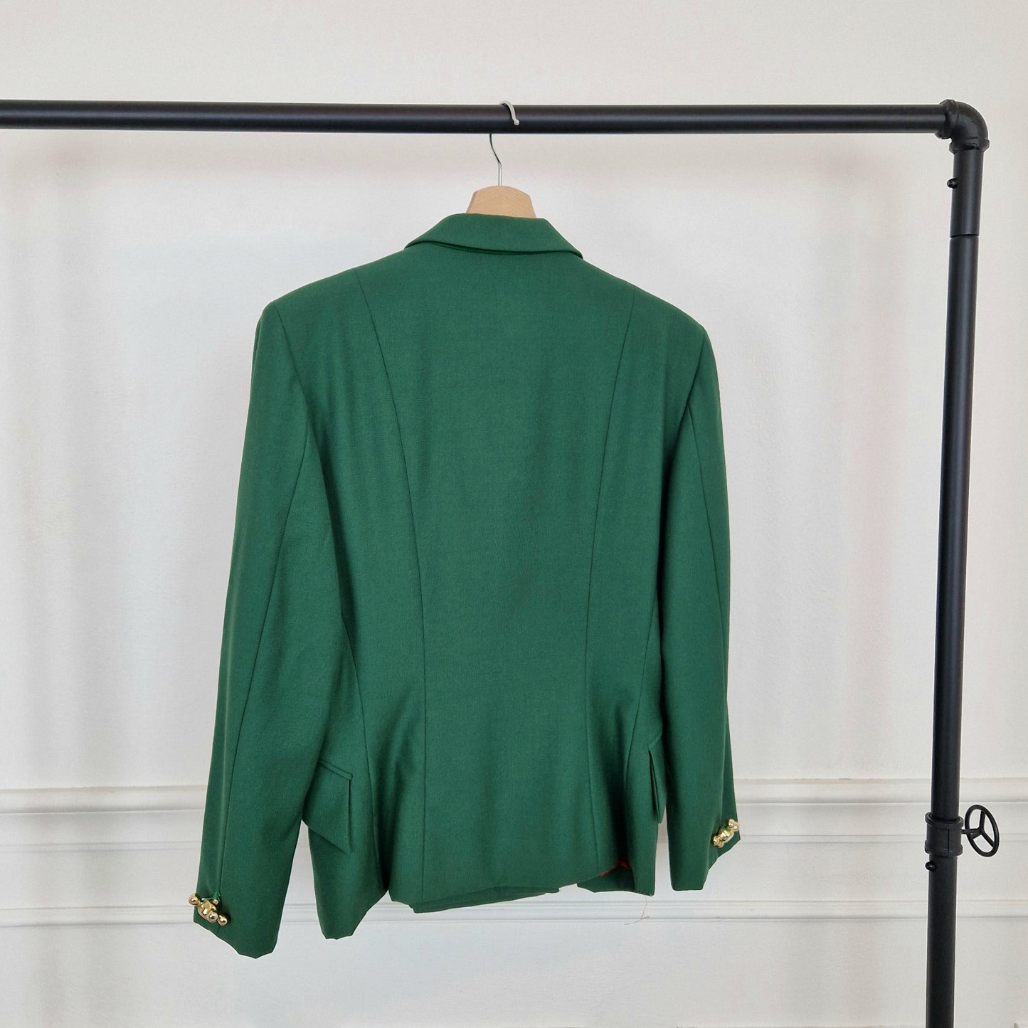 Giacca Moschino vintage rubinetti verde