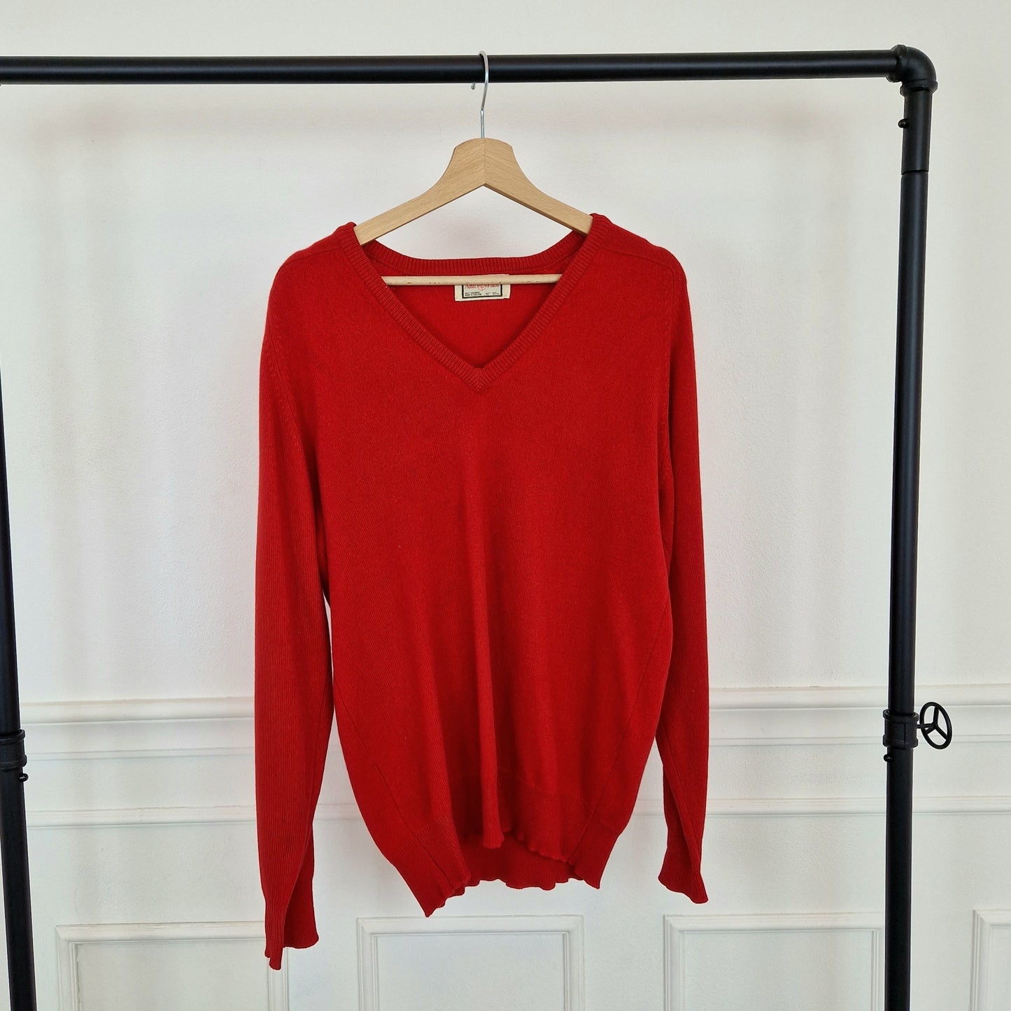 Maglione rosso 100%cashmere