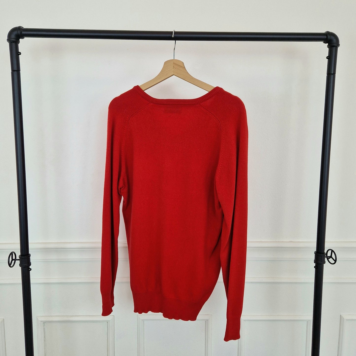 Maglione rosso 100%cashmere