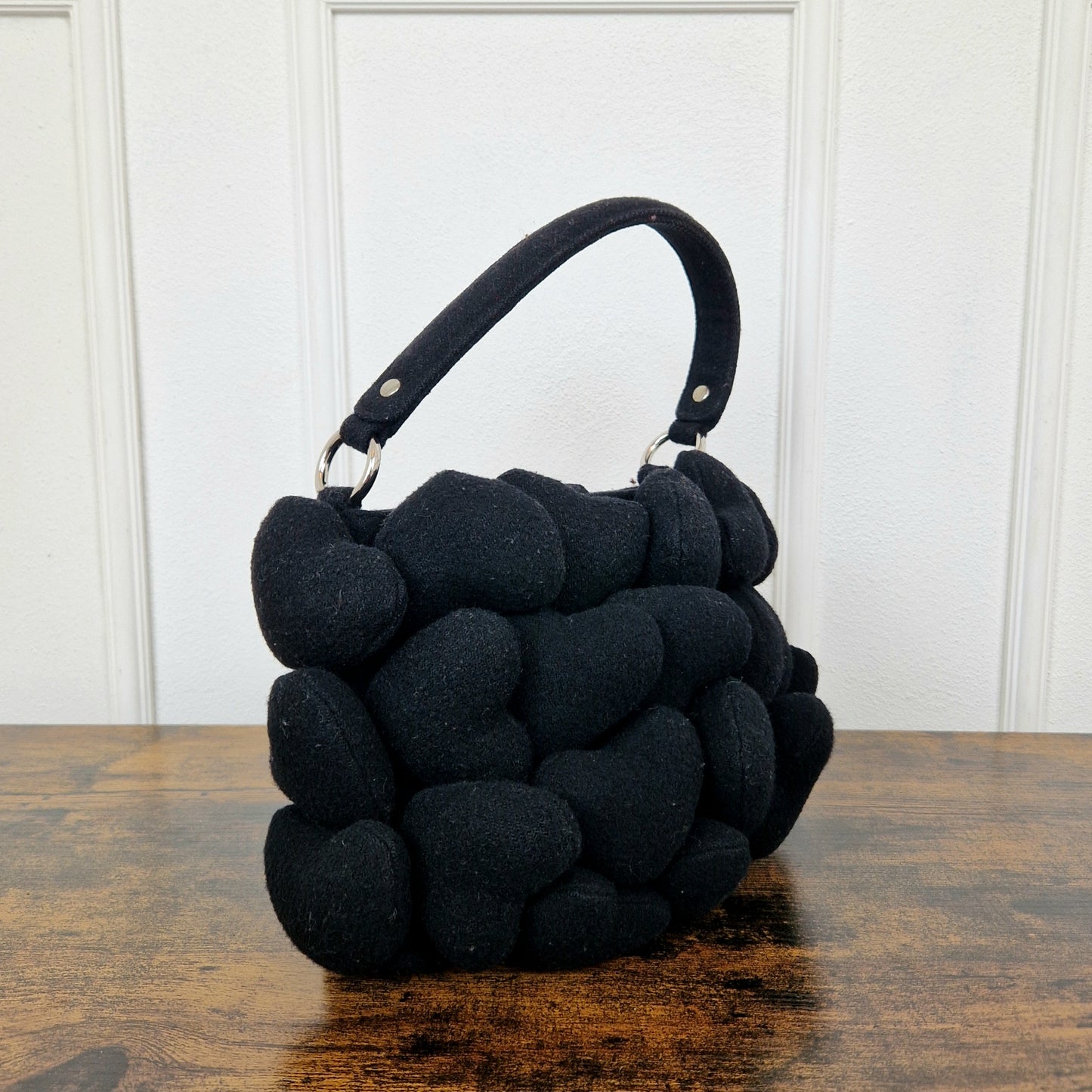 Borsa Moschino vintage fluffy hearts