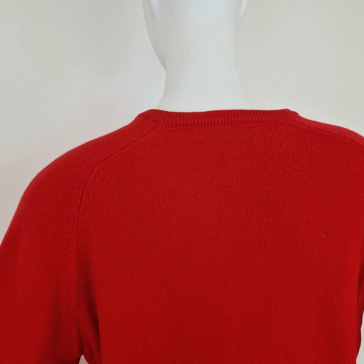 Maglione rosso 100%cashmere