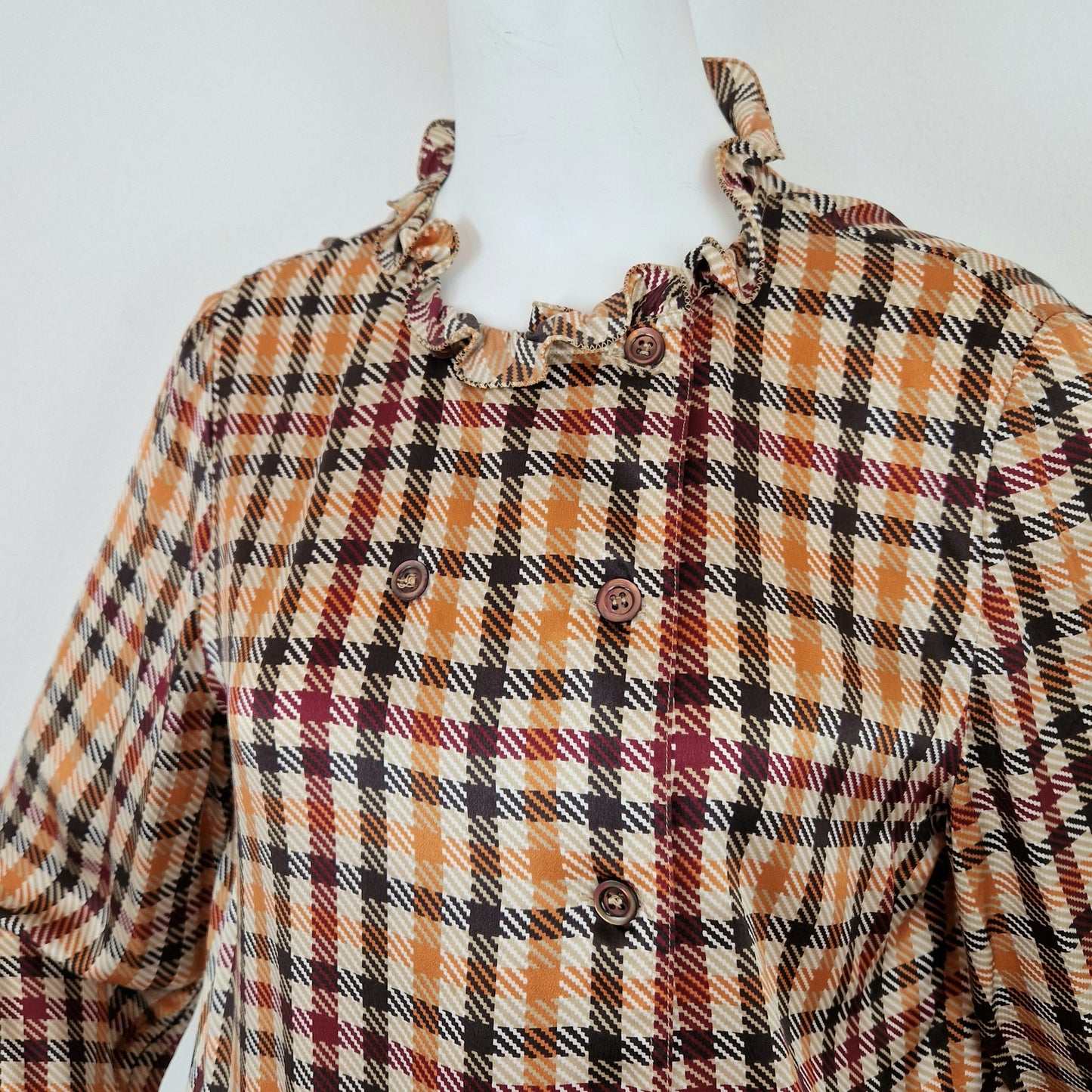 Camicia Valentino Miss V pied de poule seta