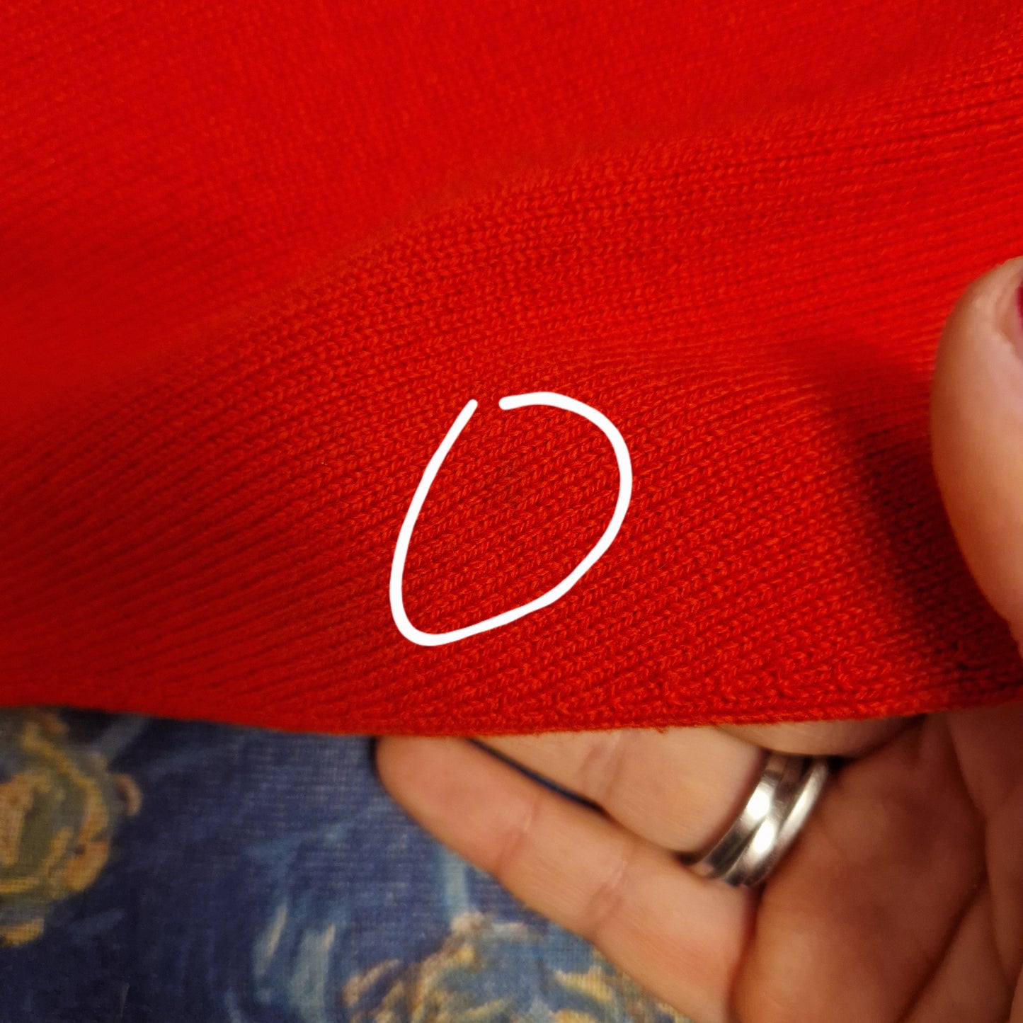 Maglione rosso 100%cashmere