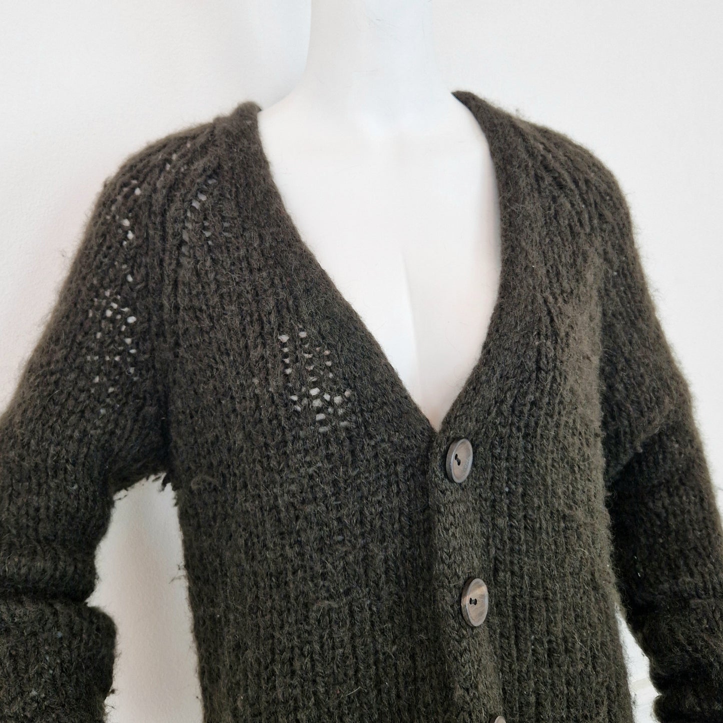 Cardigan Martin Margiela lana e mohair