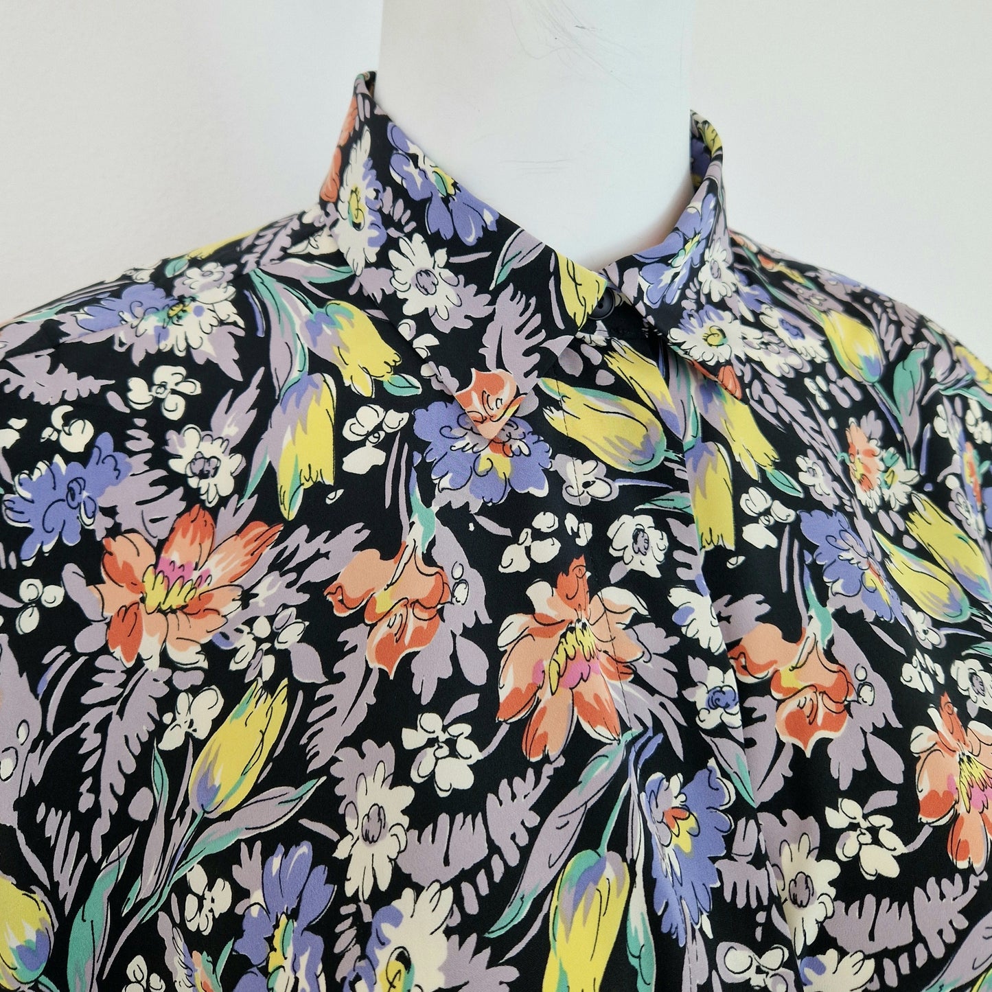 Camicia vintage Norma Kamali fiori