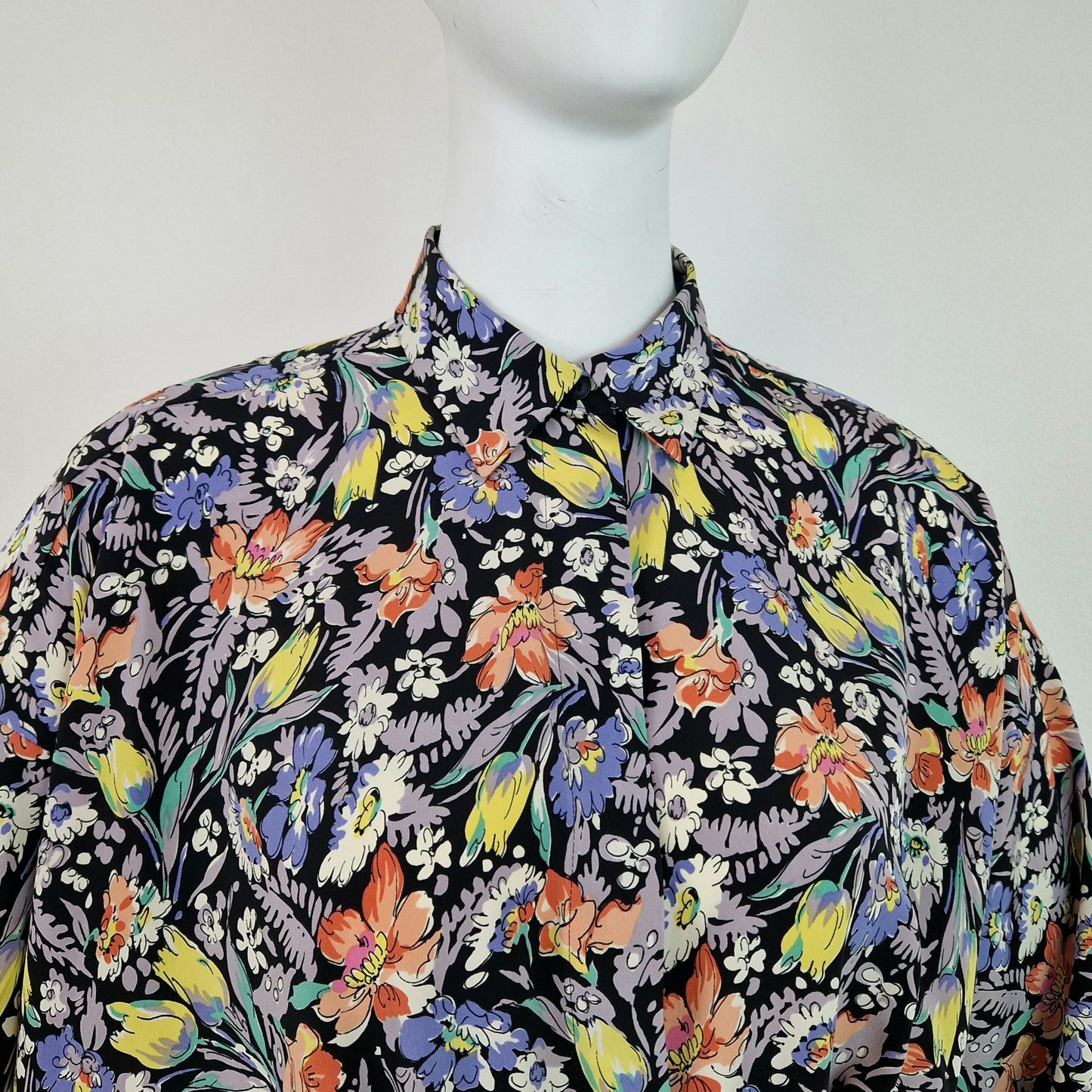 Camicia vintage Norma Kamali fiori