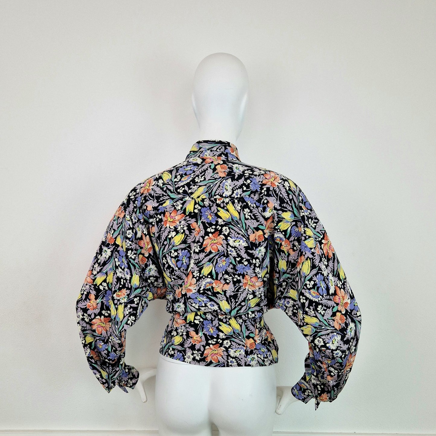 Camicia vintage Norma Kamali fiori