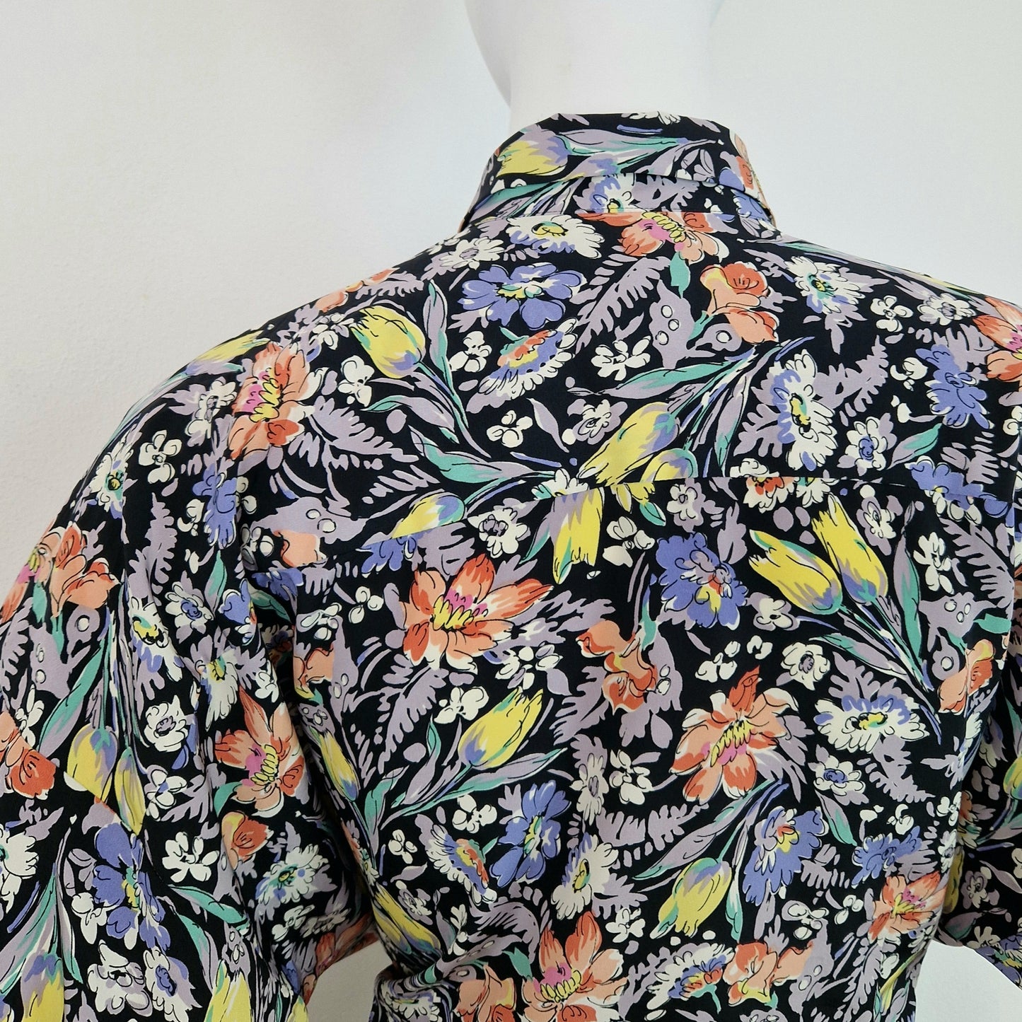 Camicia vintage Norma Kamali fiori