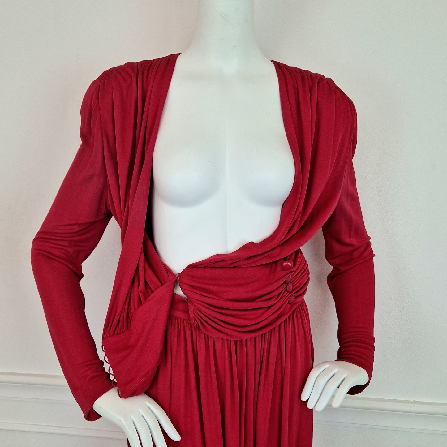 Completo vintage Lanvin fragola