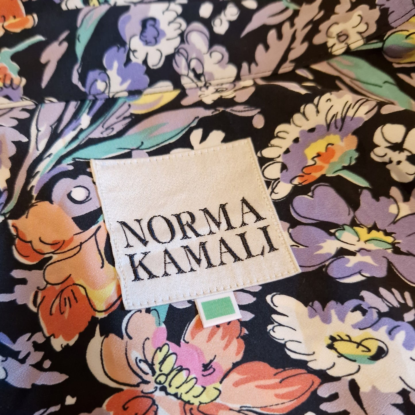 Camicia vintage Norma Kamali fiori