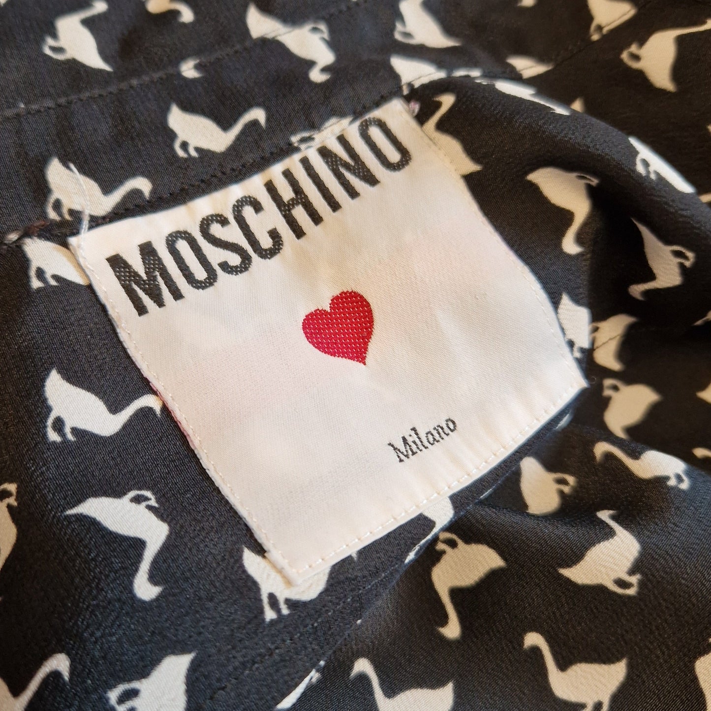 Moschino | camicia anni '80 con oche