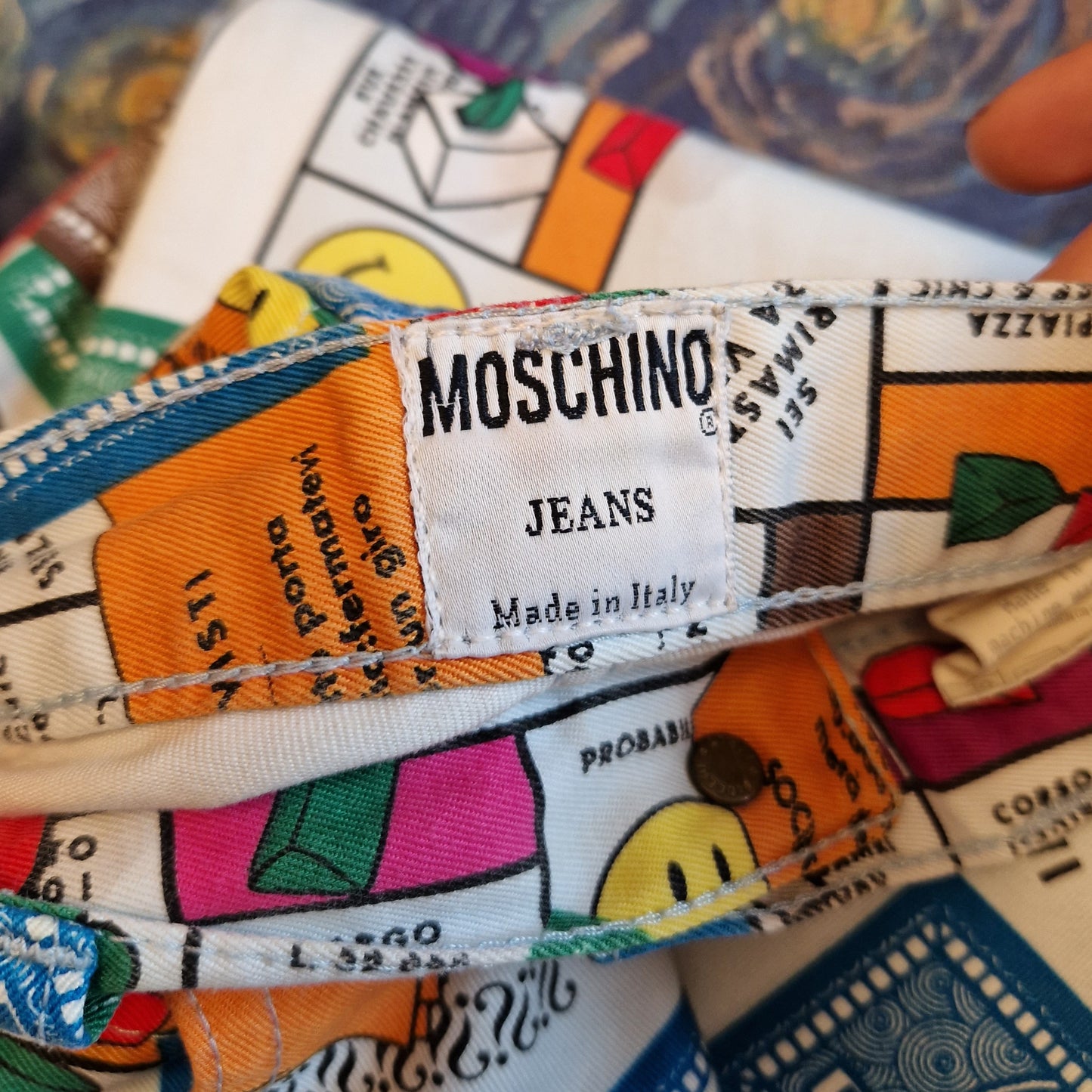 Pantaloni Moschino jeans vintage "Moschinopoli"