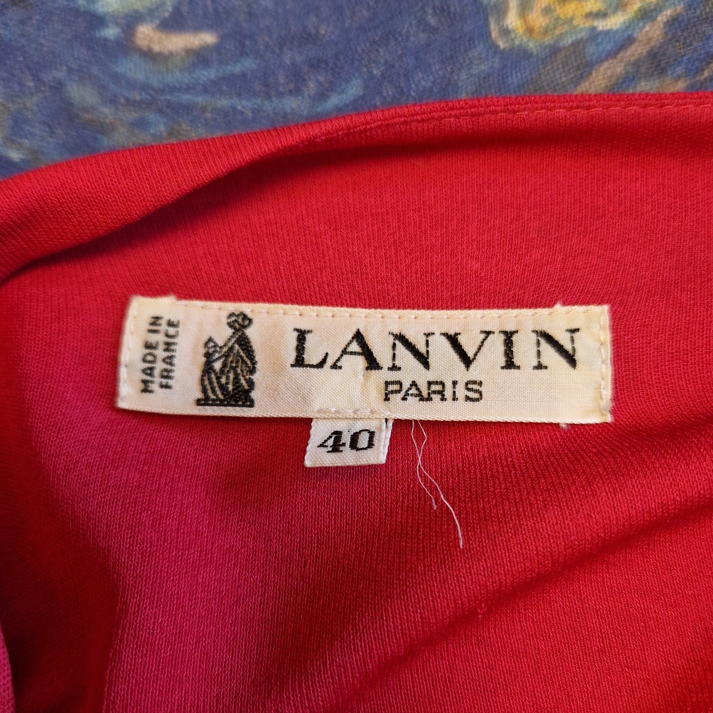 Completo vintage Lanvin fragola