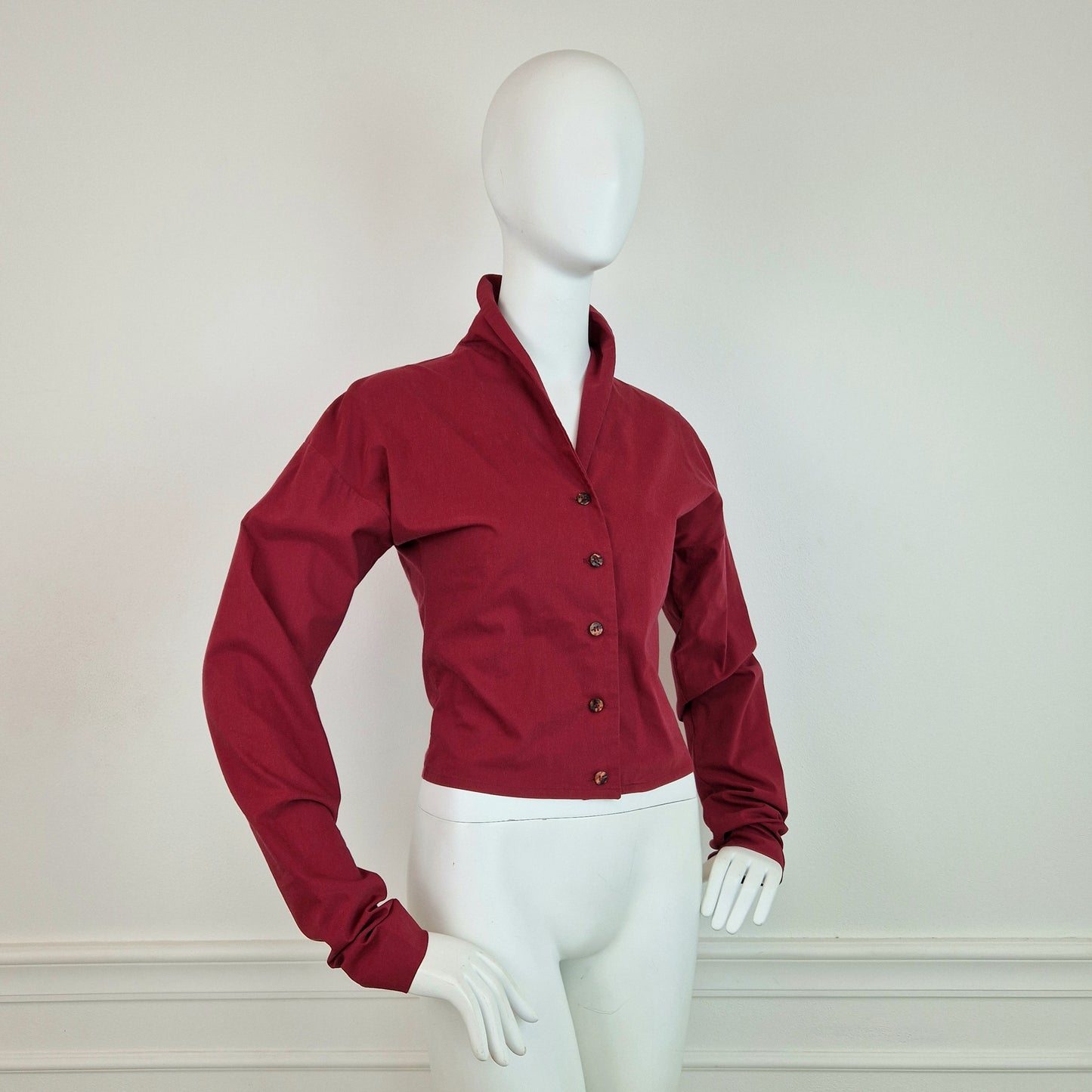 Camicia G di Romeo Gigli borgogna