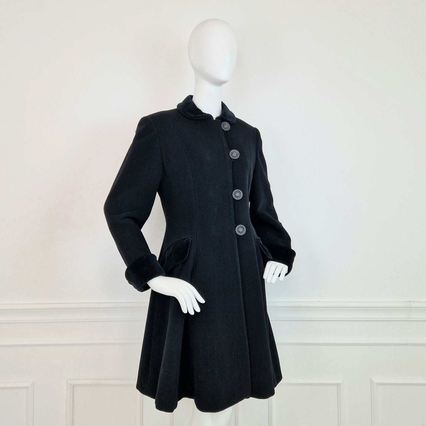 Cappotto redingote Moschino vintage