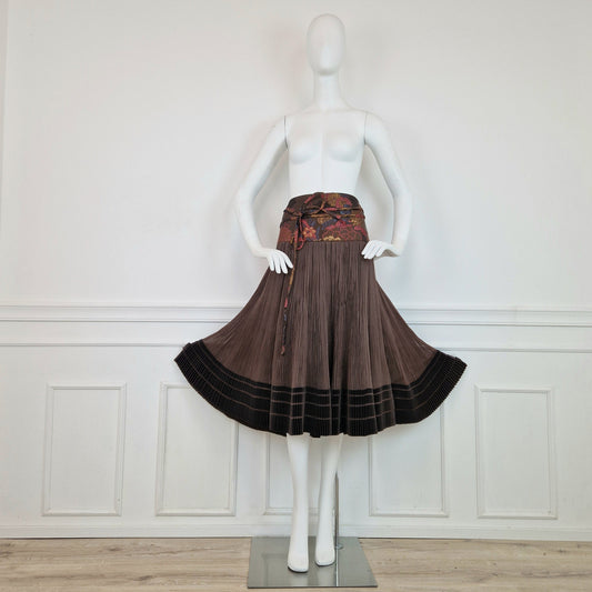 Gonna Emanuel Ungaro seta plisse'