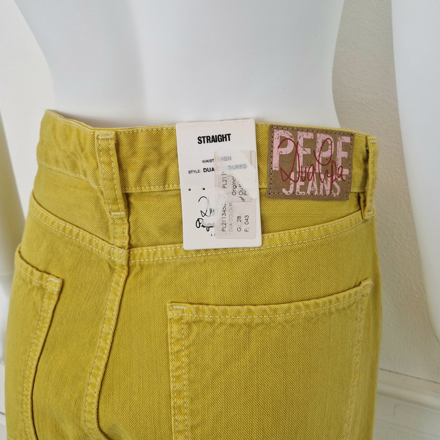 Jeans gialli DuaLipa Pepe jeans