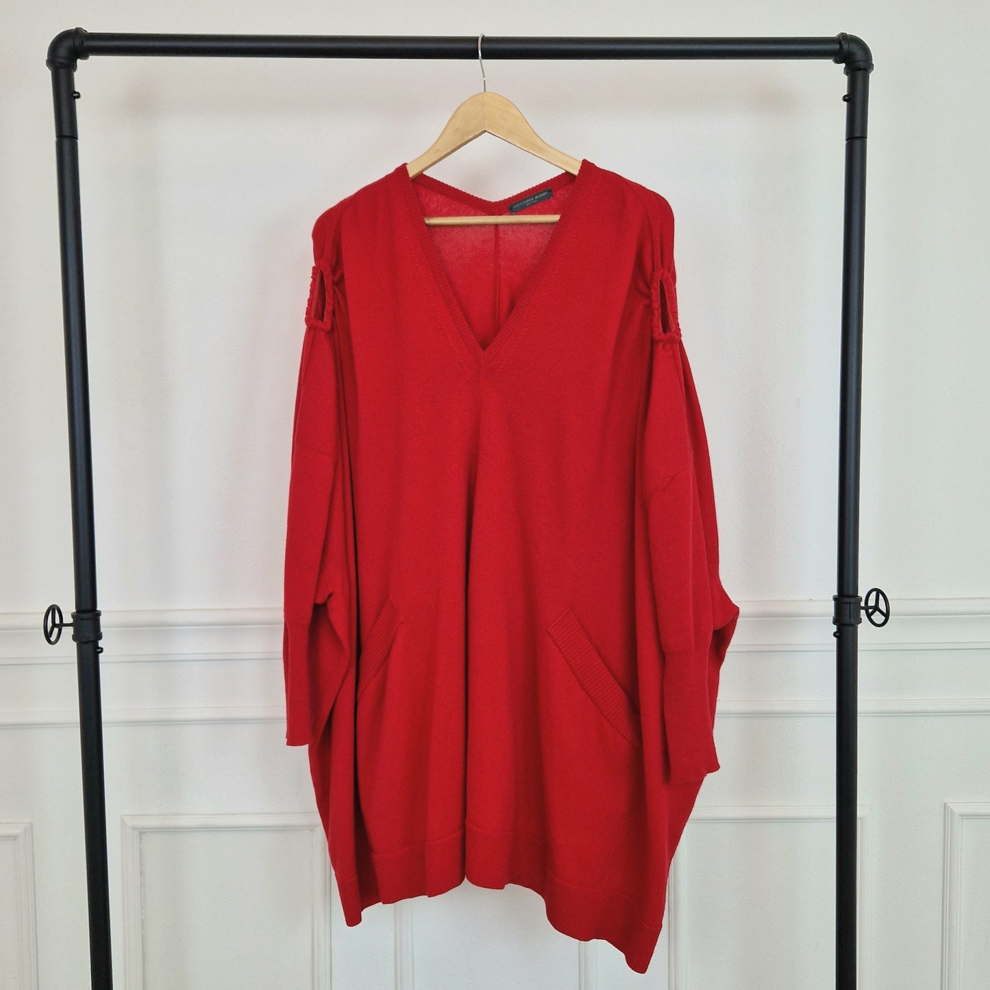 Abito - maxi maglione Alexander McQueen rosso