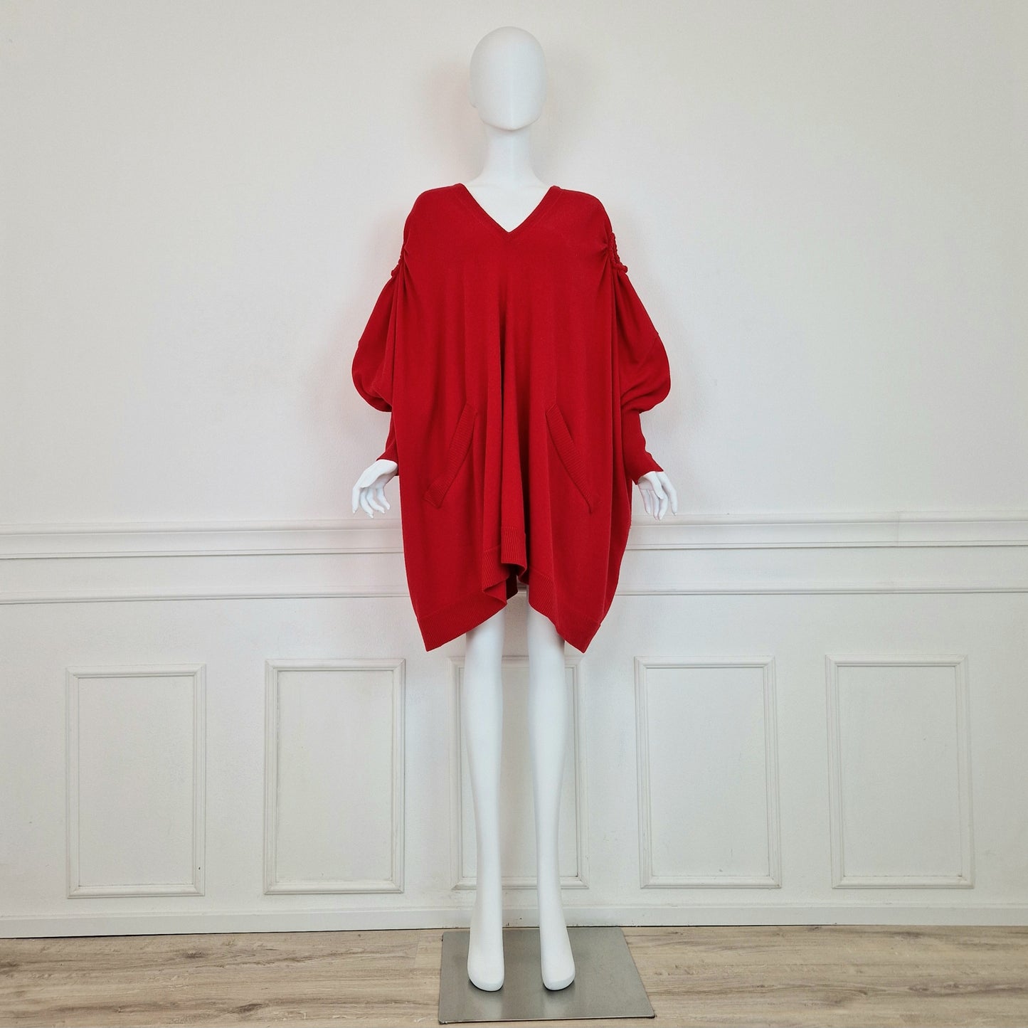 Abito - maxi maglione Alexander McQueen rosso