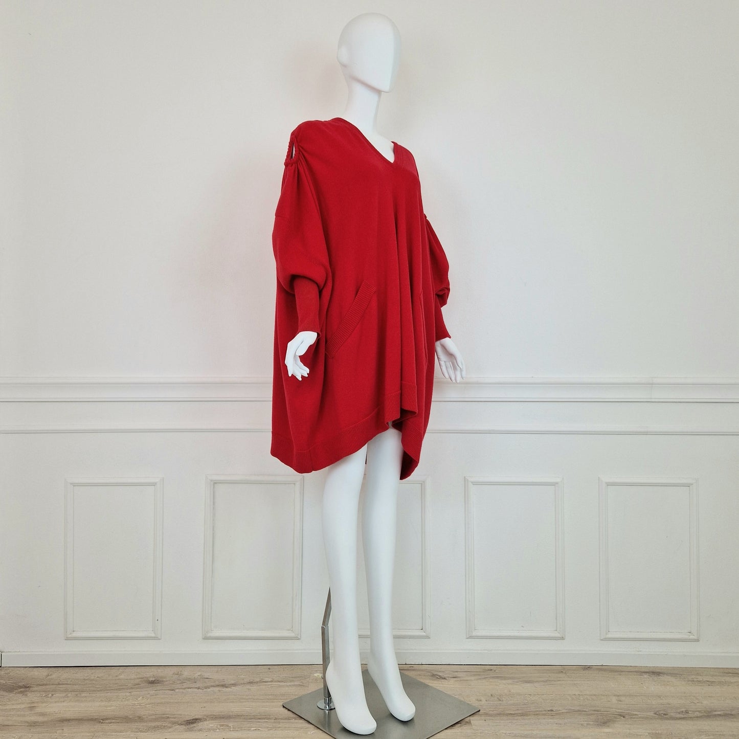 Abito - maxi maglione Alexander McQueen rosso