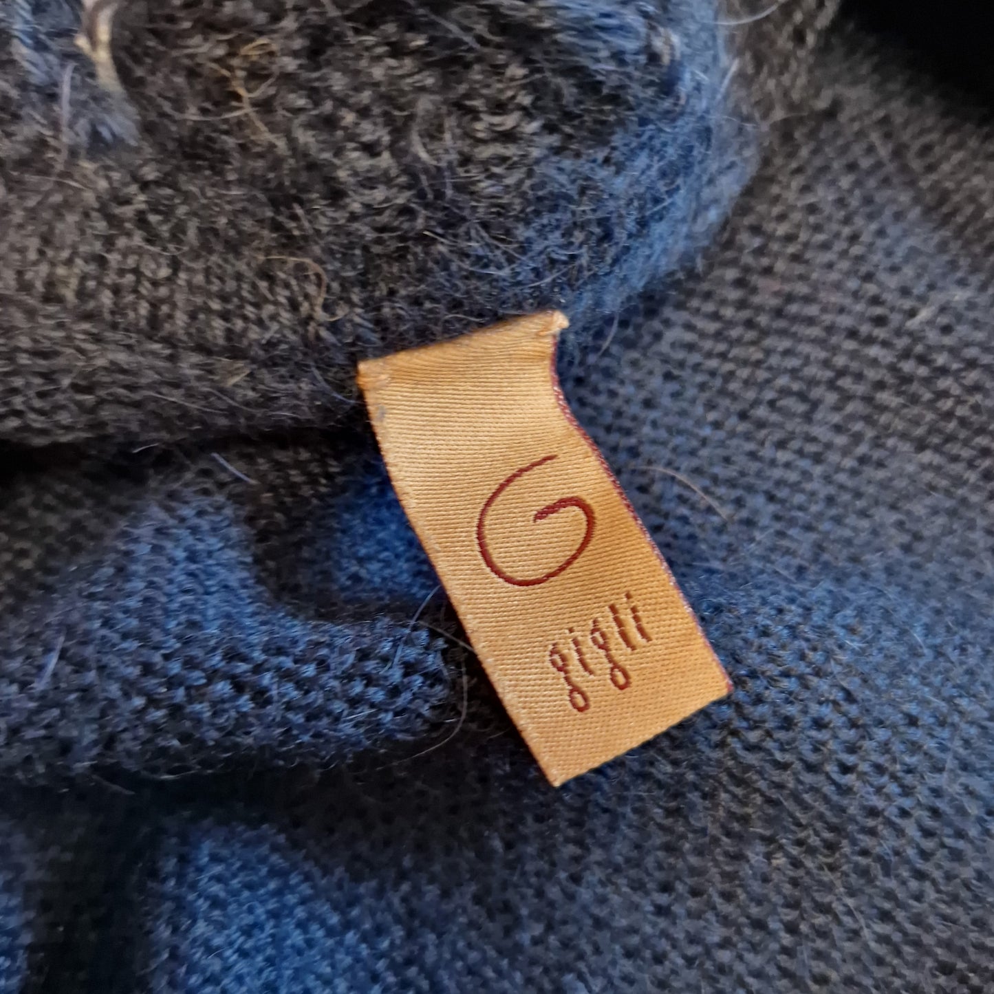 Cardigan G di Romeo Gigli alpaca blu