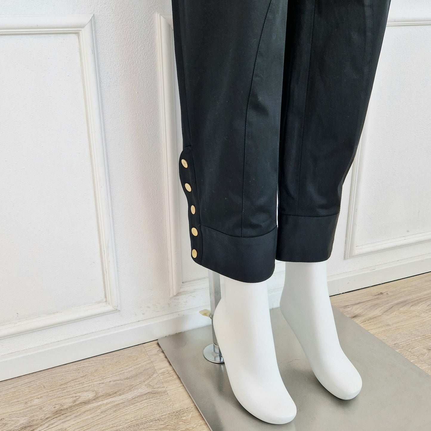 Pantaloni Alexander McQueen neri 2007