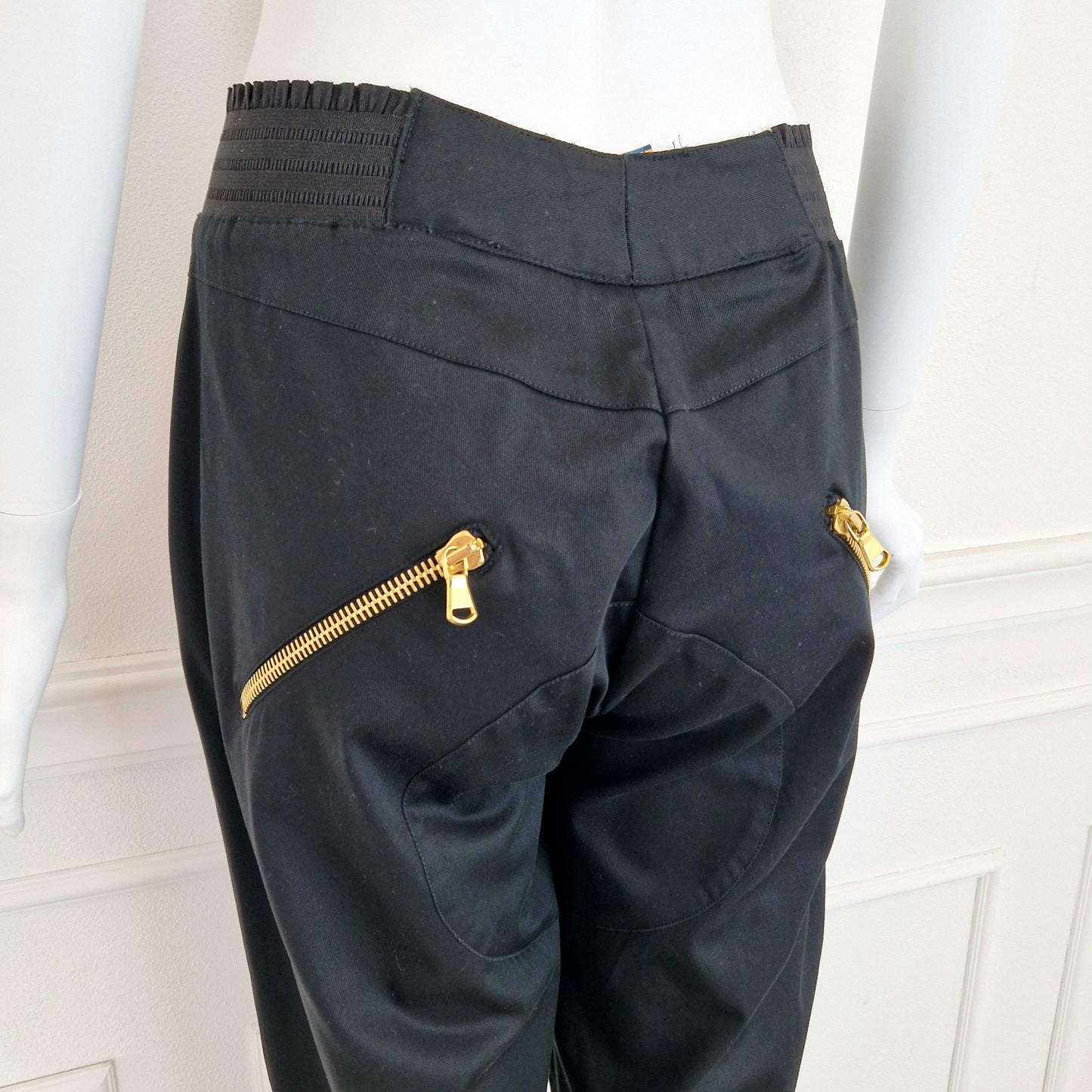 Pantaloni Alexander McQueen neri 2007