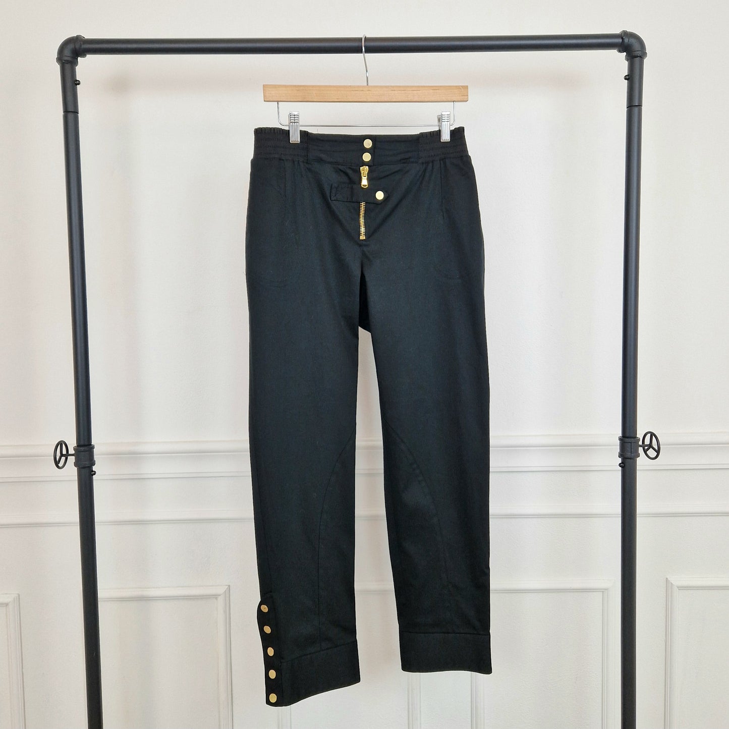 Pantaloni Alexander McQueen neri 2007