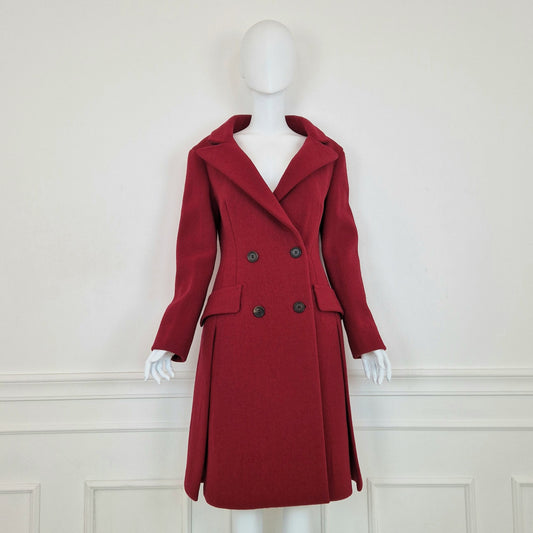 Cappotto Prada Fw2009 rosso carminio