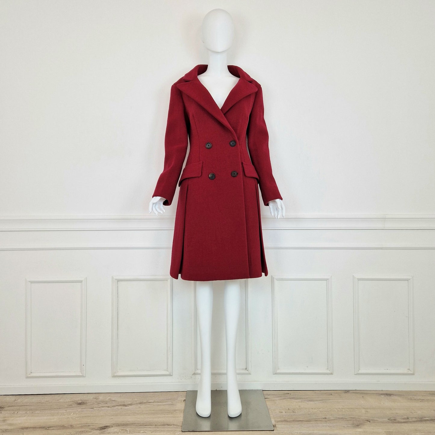 Cappotto Prada Fw2009 rosso carminio