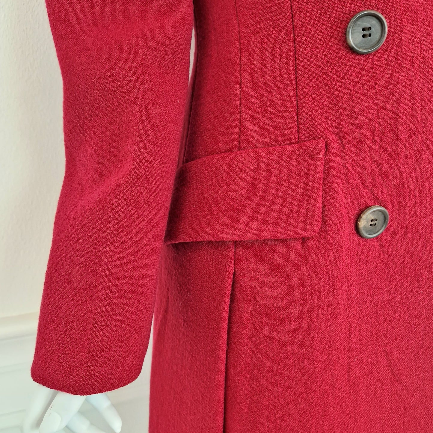 Cappotto Prada Fw2009 rosso carminio