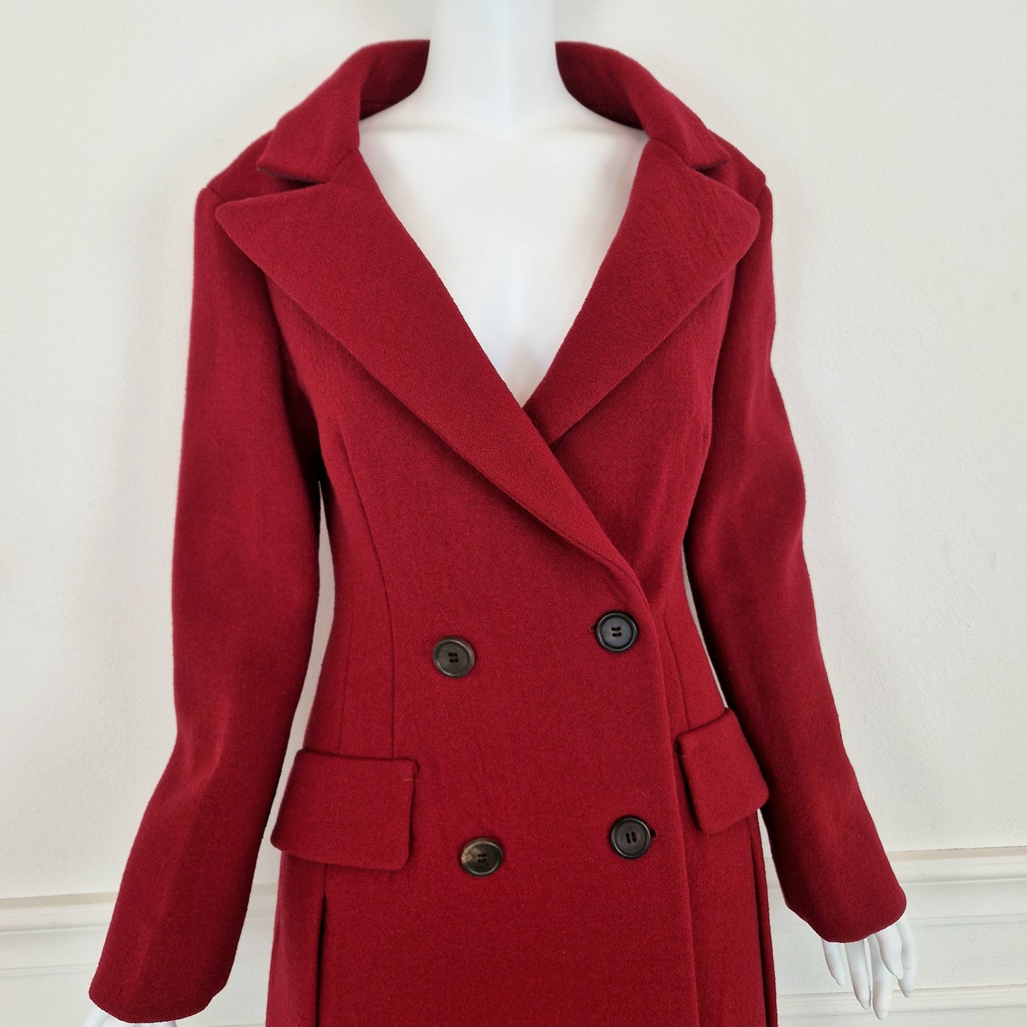 Cappotto Prada Fw2009 rosso carminio