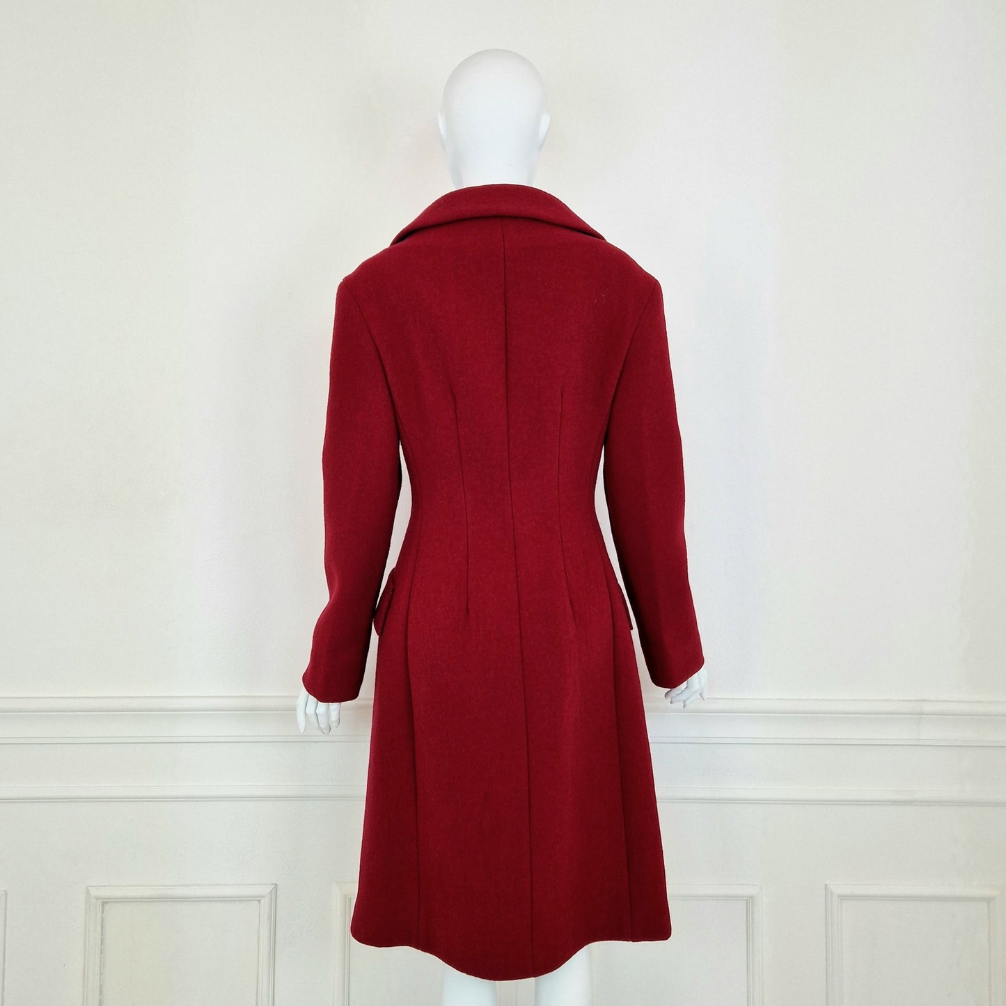 Cappotto Prada Fw2009 rosso carminio