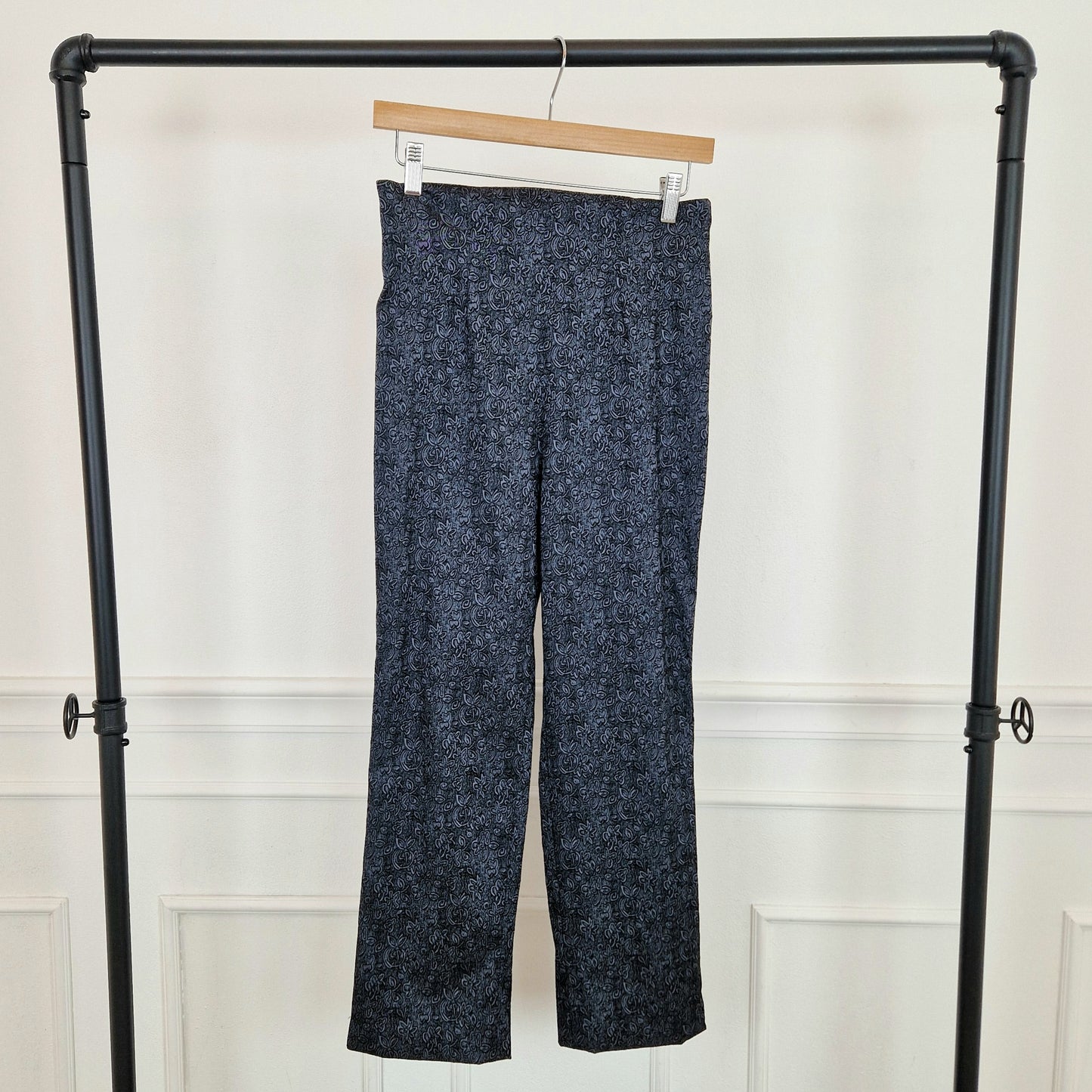 Pantaloni G di Romeo Gigli grigi fiori