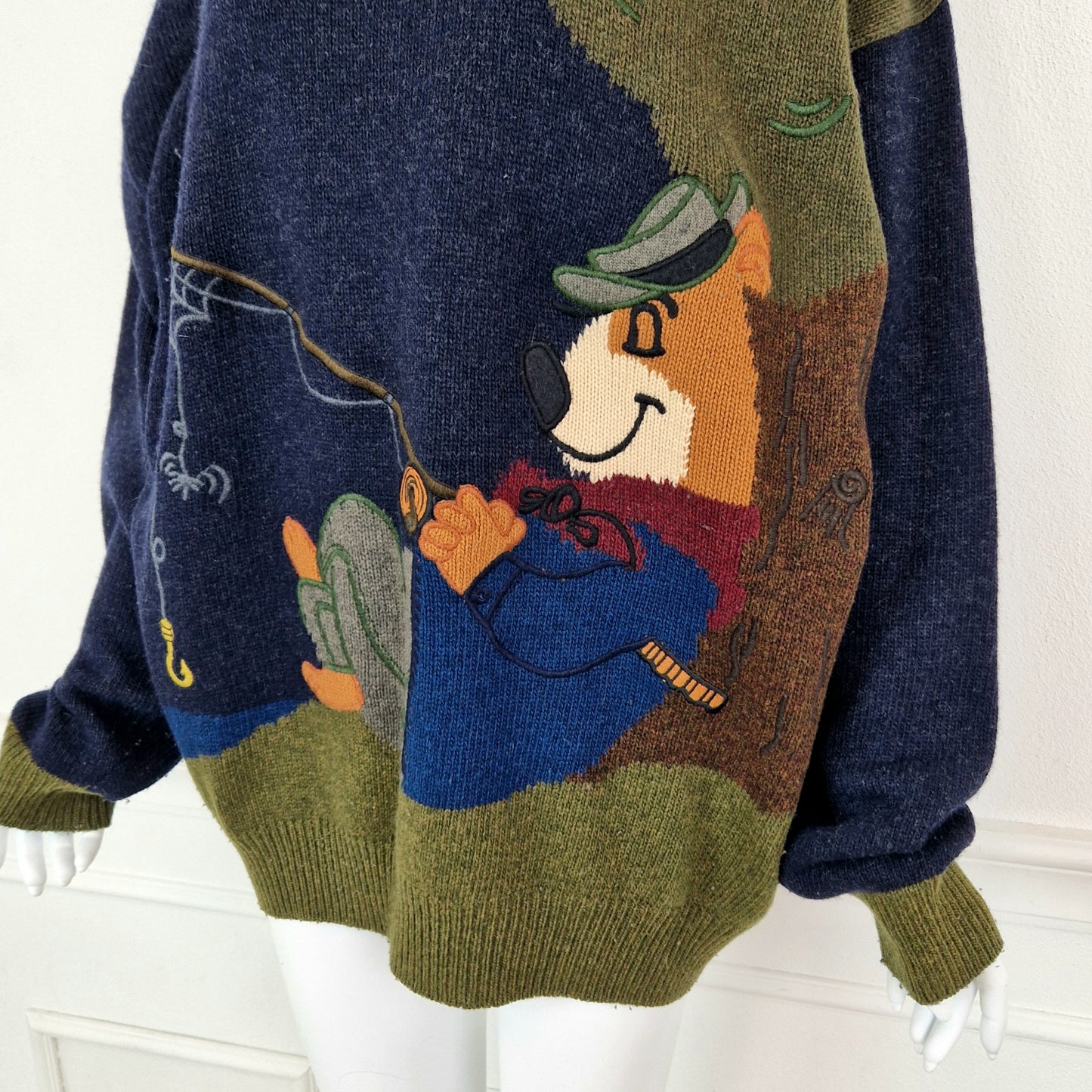 Maglione Jc de Castelbajac Orso Yoghi 1990