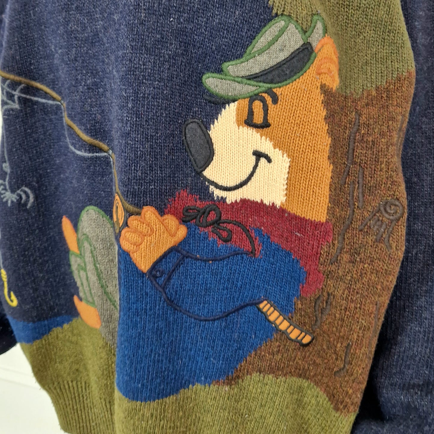 Maglione Jc de Castelbajac Orso Yoghi 1990