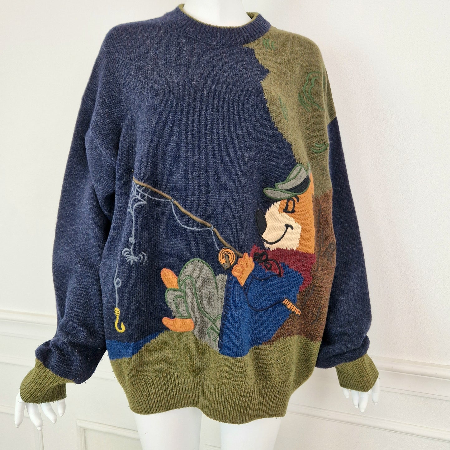 Maglione Jc de Castelbajac Orso Yoghi 1990