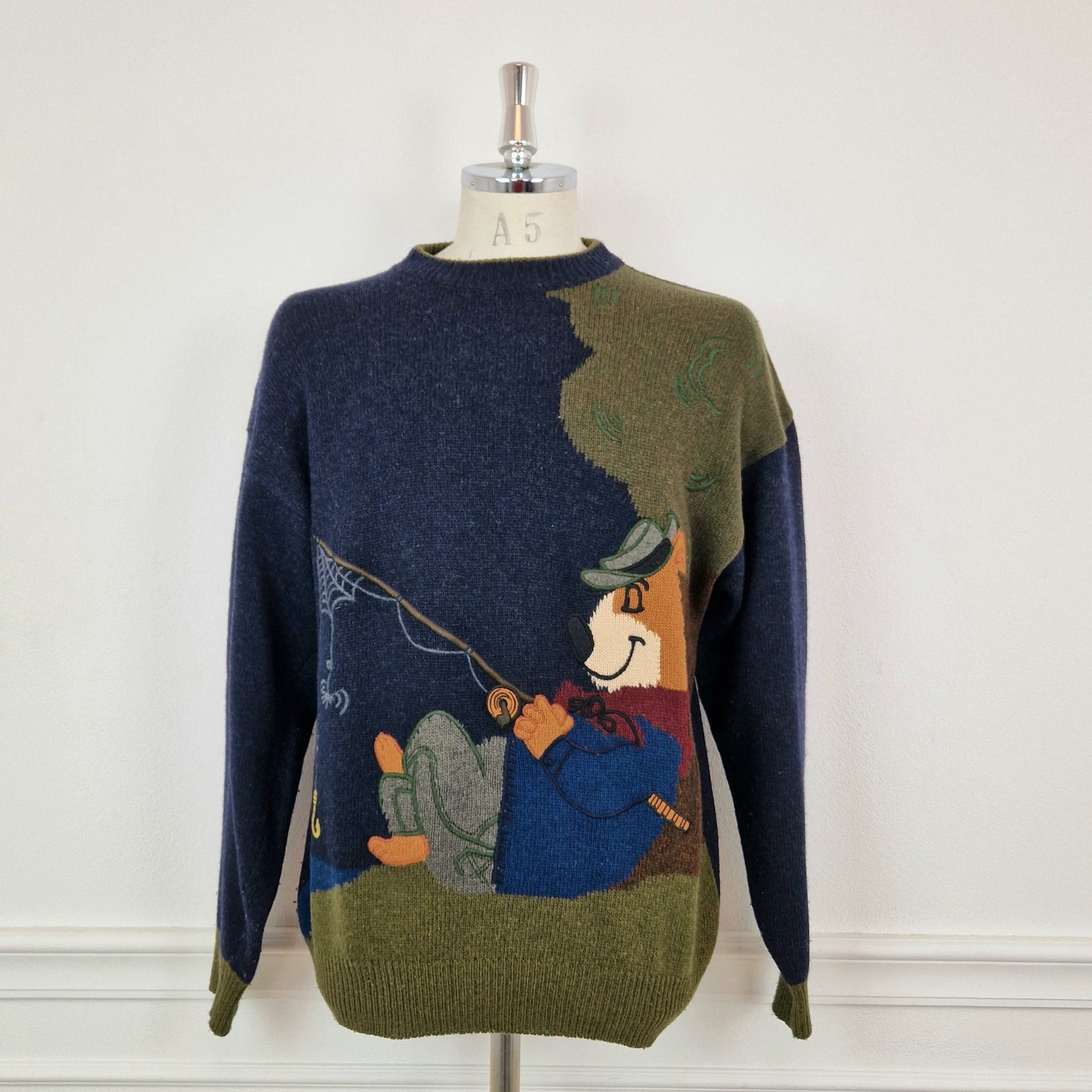 Maglione Jc de Castelbajac Orso Yoghi 1990